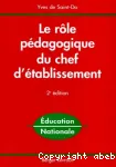 Le rôle pédagogique du chef d'établissement