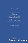 Comte : la philosophie et les sciences