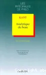 Analytique du beau
