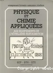 Physique et chimie appliquées aux équipements de l'hôtellerie-restauration.