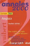 Anglais T toutes séries.sujets du bac 99 corrigés