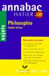 Philosophie toutes séries. Les sujets de juin 2000. Plus de 500 bacs blancs. Un classement thématique. Des conseils de méthode.../ Hatier/ 2001