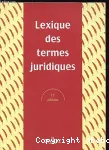 Lexique des termes juridiques