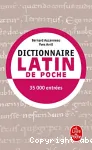 Dictionnaire latin de poche