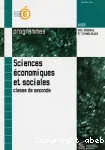 Sciences Economiques et Sociales classe de 2nde