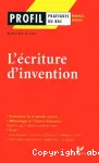 L'écriture d'invention