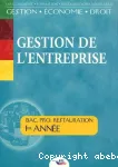 Gestion de l'entreprise. Bac Pro. Restauration 1ère année.