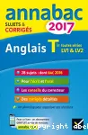 Annabac 2017 Anglais Tle LV1 et LV2