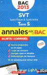 Annales 2012 : SVT term S : sujets corrigés