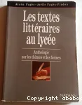 Les textes littéraires au lycée