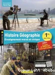 Histoire Géographie Enseignement moral et civique/ 1re Bac Pro / Delagrave/ 2018