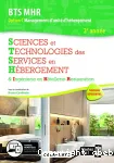 Sciences et Technologies des Services en Hébergement BTS MHR option C 2ème année / Delagrave / 2020 /