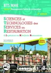 Sciences et Technologies des Services en en Restauration BTS MHR option A 2ème année / Delagrave / 2020 /