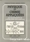 Physique et chimie appliquées aux équipements de l'hôtellerie-restauration.