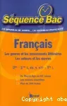 Français : les genres et les mouvements littéraires ; les auteurs et les oeuvres