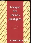 Lexique des termes juridiques