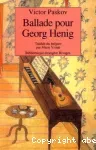 Ballade pour Georg Henig